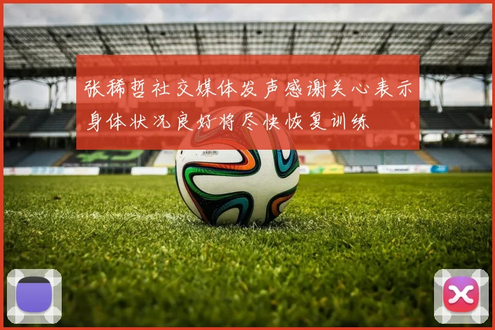 张稀哲社交媒体发声感谢关心表示身体状况良好将尽快恢复训练
