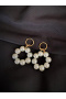 Snow White Stone Earring