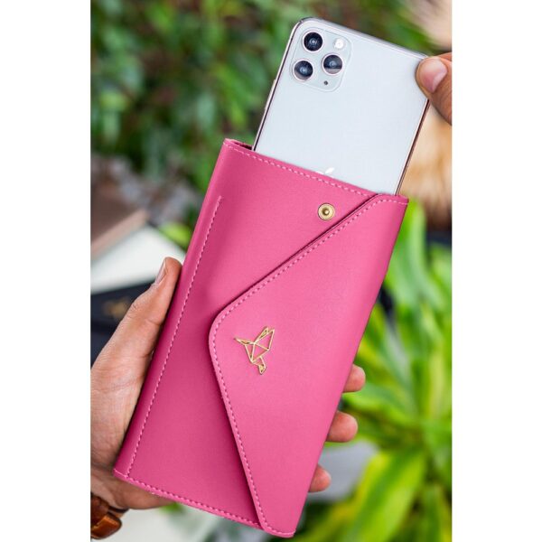 Vegan Leather High Quality Luxury Trendy Women's Wallet - Image 6