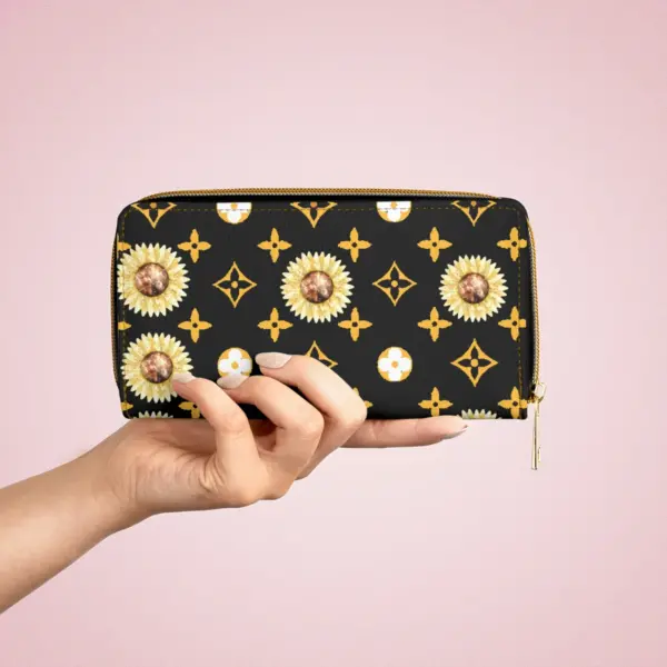 Vegan Leather High Quality Luxury Trendy Colorful Women's Wallet